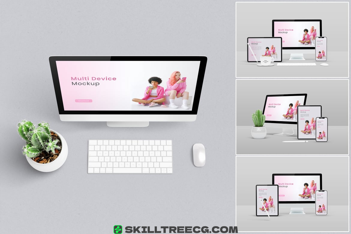Multi Device Mockup Set（177473）-技能树